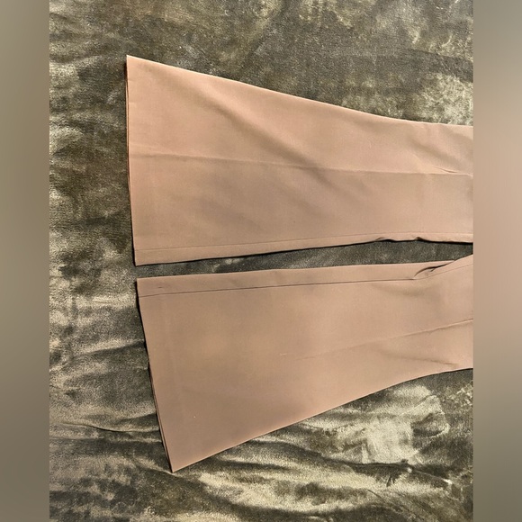 Mocha brown office pants with flare - Picture 3 of 4